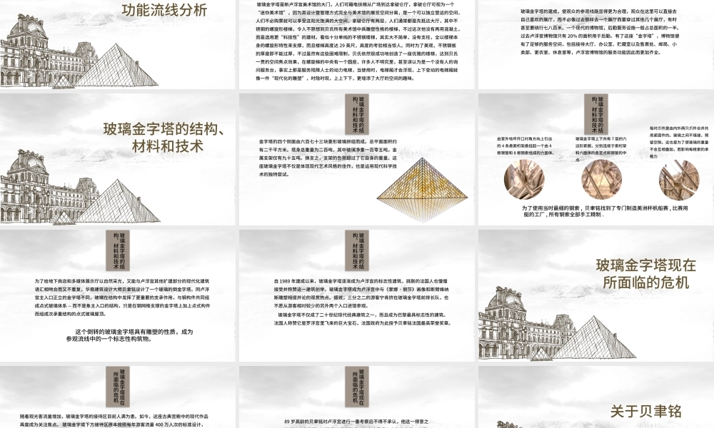 巴黎卢浮宫介绍PPT模板.pptx