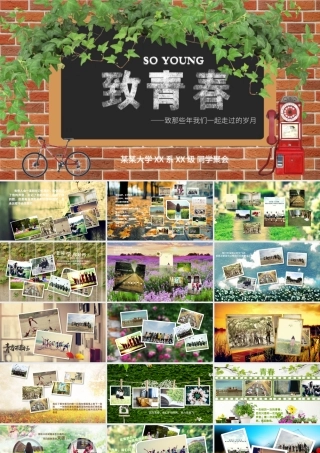 毕业聚会联谊晚会视频片头动态PPT模板.pptx