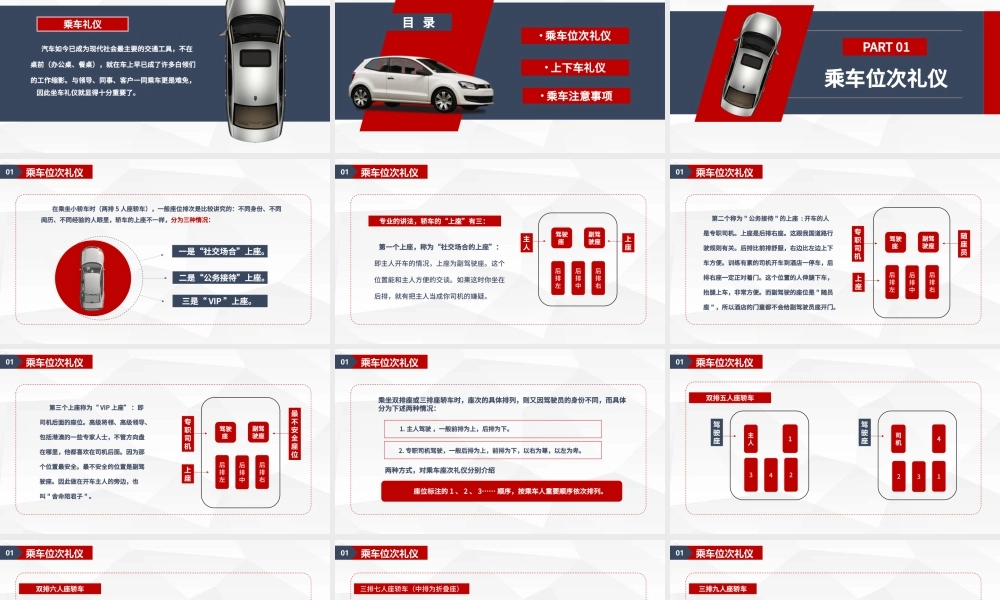 乘车礼仪培训PPT.pptx