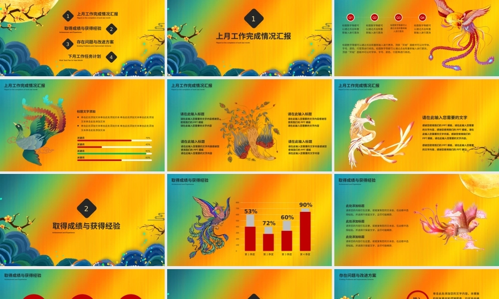 大气国潮元素个人工作总结PPT模板.pptx