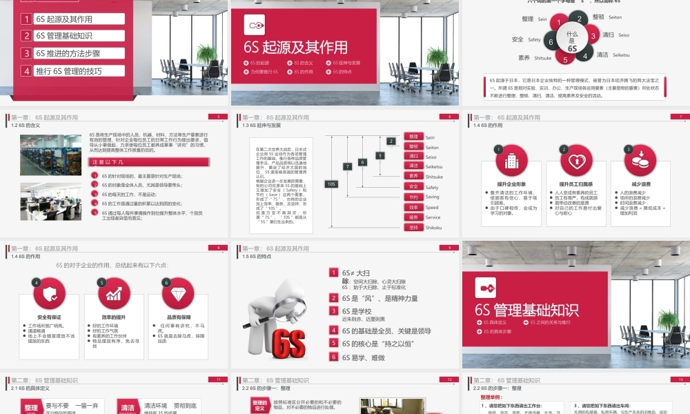 大气商务6S现场管理实施方法与技巧PPT模板.pptx