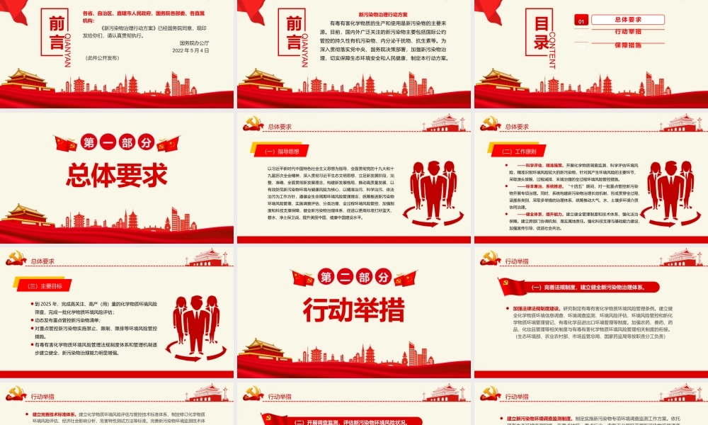 关于印发新污染物治理行动方案的通知PPT专题课件.pptx
