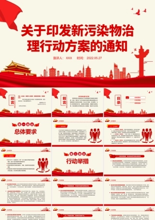 关于印发新污染物治理行动方案的通知PPT专题课件.pptx