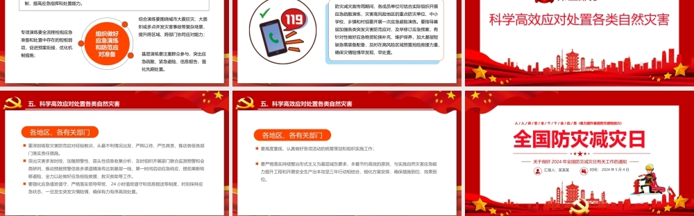 关于做好2024年全国防灾减灾日有关工作的通知PPT课件下载.pptx