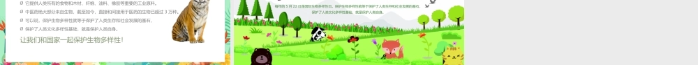 国际生物多样性日PPT简洁风《2023年认识生物多样性保护生物多样性专题知识》课件.pptx
