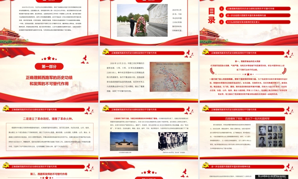 弘扬红西路军精神.pptx