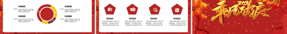 红色创意大气2021乘风破浪年会年终工作PPT模板.pptx