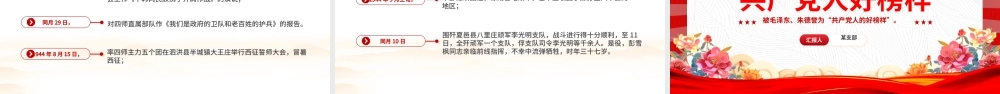 红色简洁共产党人好榜样彭雪枫PPT课件下载.pptx