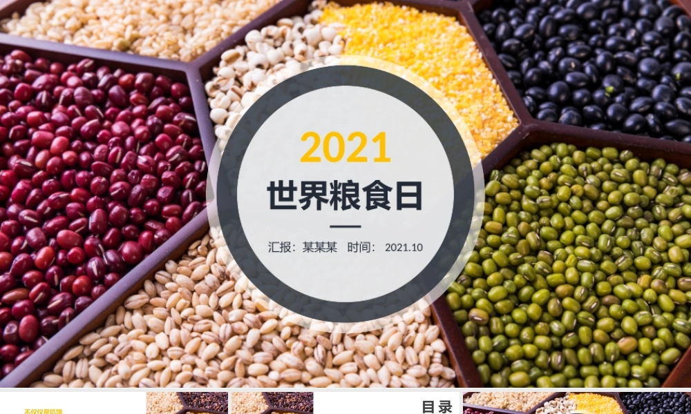 复古中国风世界粮食日.pptx
