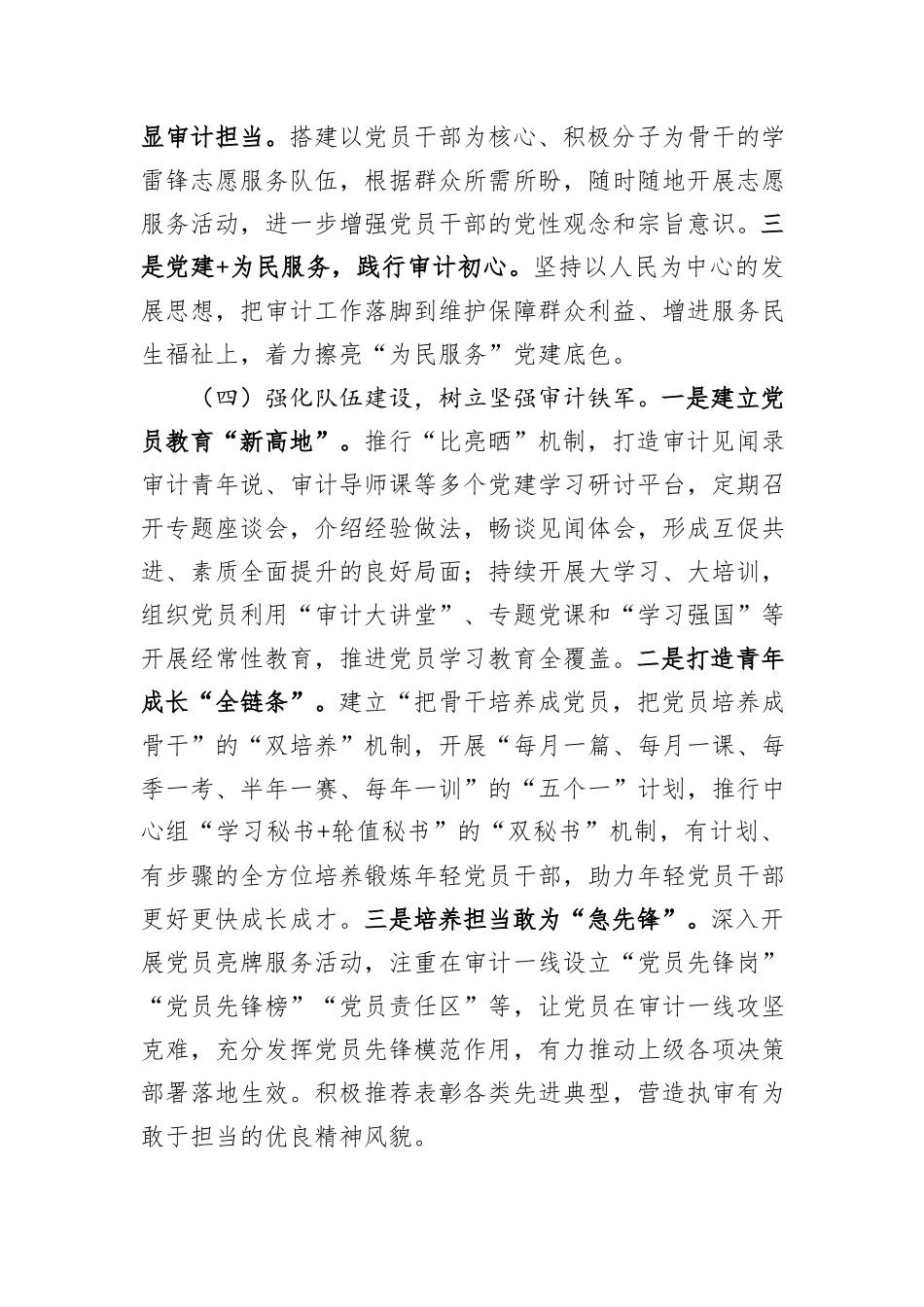 市审计局机关党总支2025年上半年党建工作总结.docx_第3页
