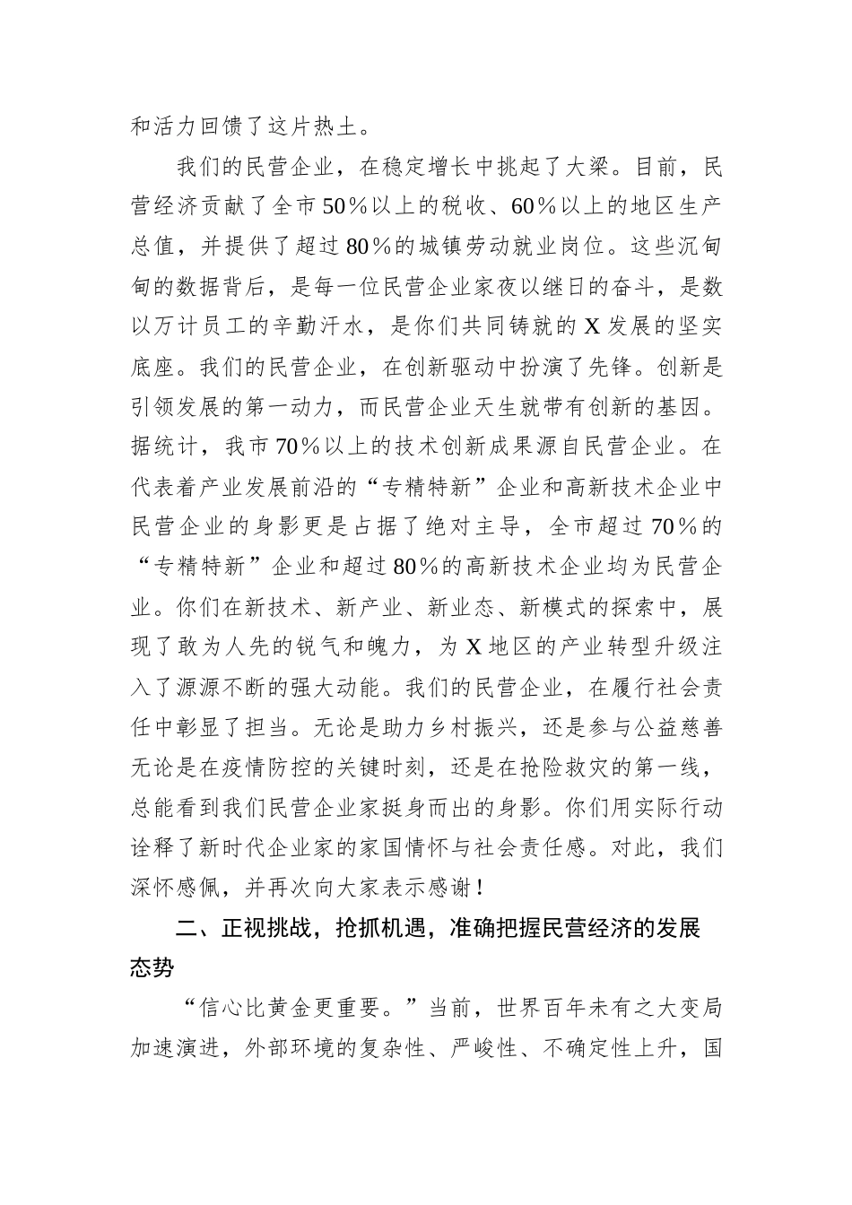 在2025年全市民营经济高质量发展座谈会上的发言.docx_第2页