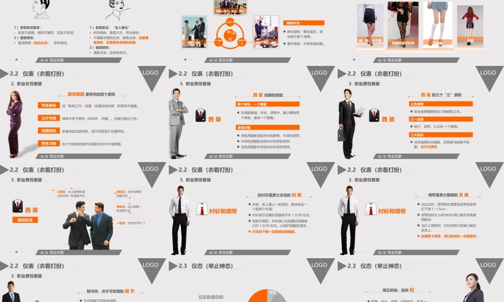 高端大气商务礼仪职业形象培训PPT作品.pptx