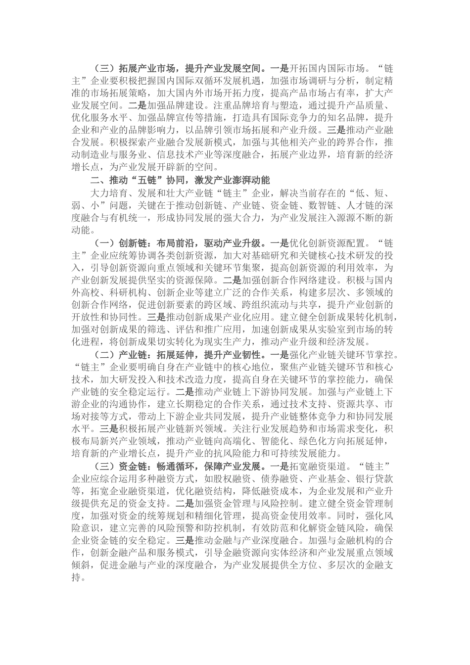 在2025年全市培育壮大产业链“链主”企业推进会上的汇报发言.docx_第2页