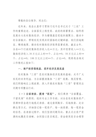 经验汇报：强基固本促发展 经济建设谱新篇.docx