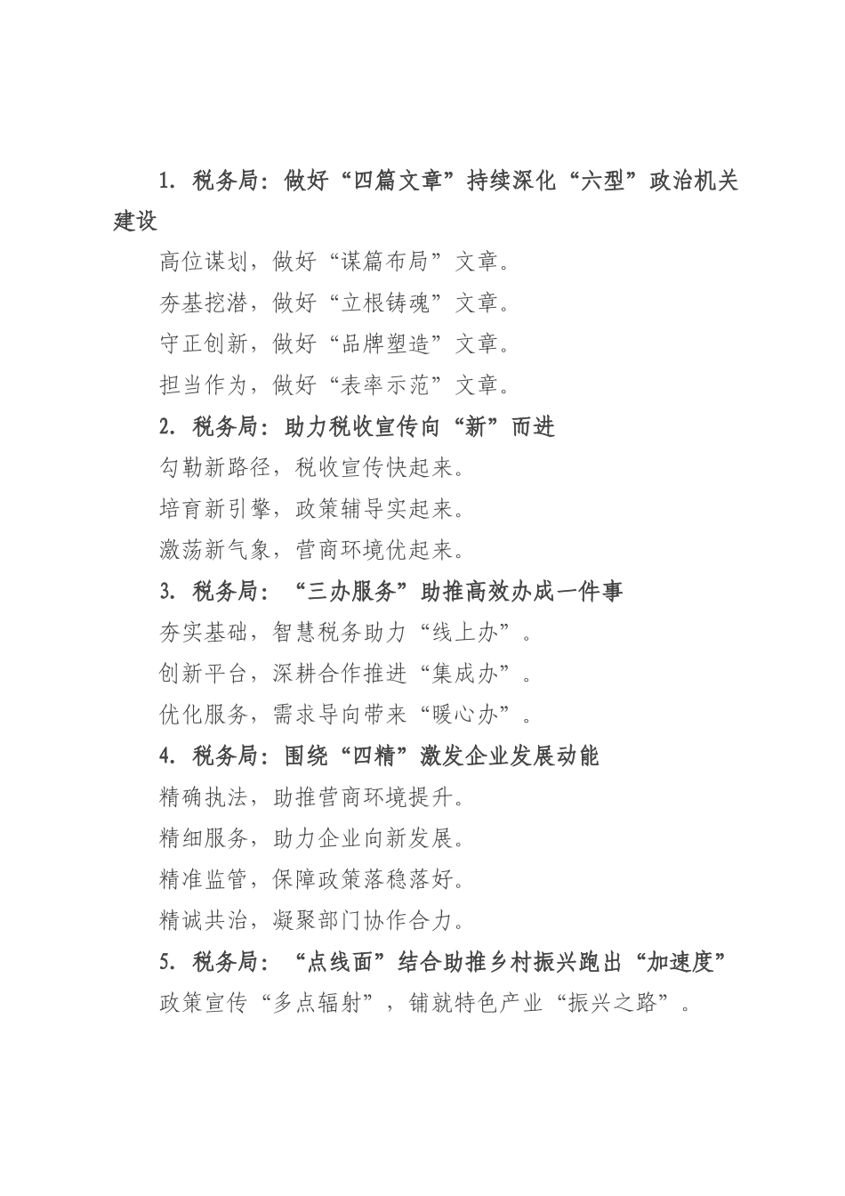 税务工作写作提纲30例.docx_第1页