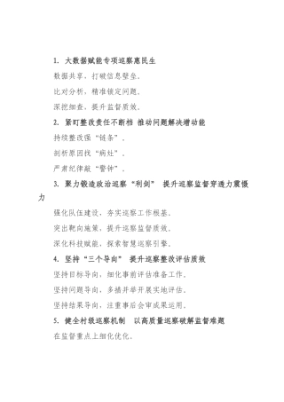 巡察工作写作提纲30例.docx