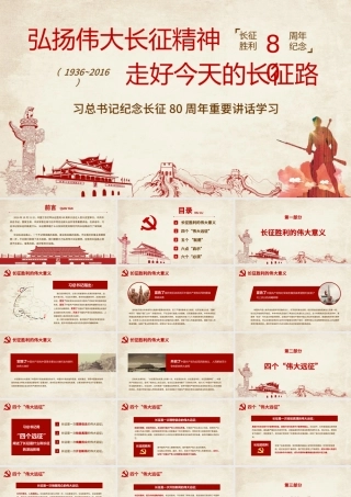 纪念长征80周年重要讲话学习.pptx