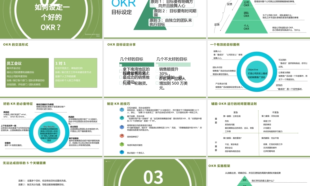 简约大气绿色OKR工作法.pptx