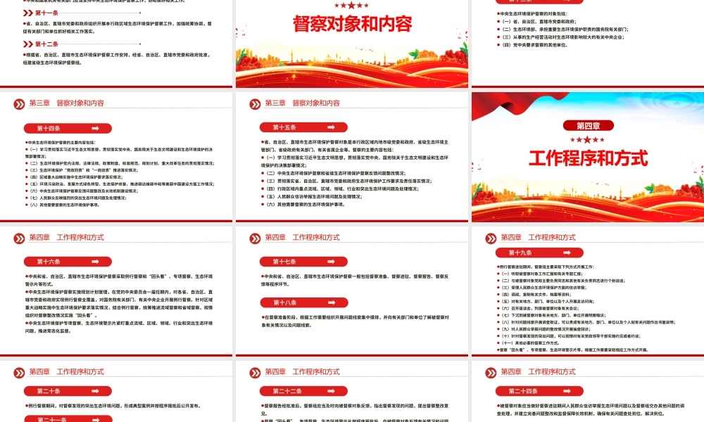 精品《生态环境保护督察工作条例》PPT法律法规课件.pptx