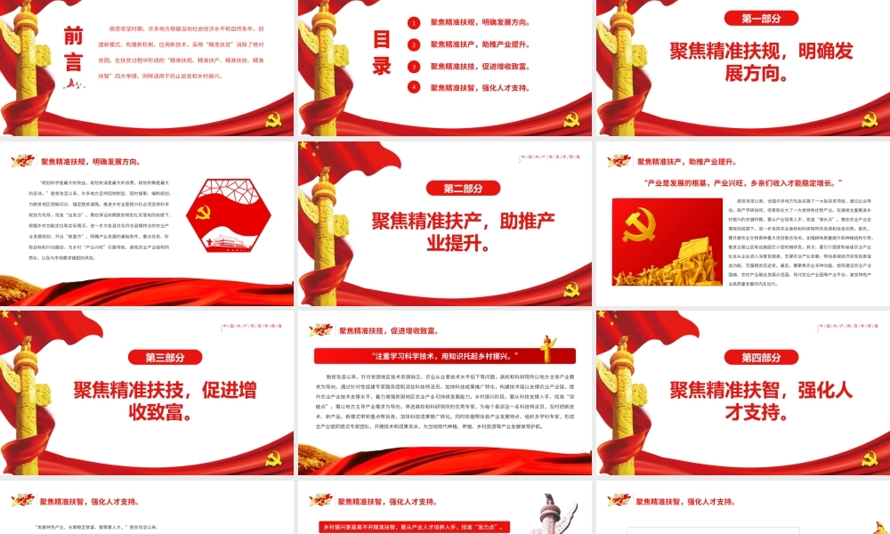 聚焦“四个精准” 防返贫促振兴.pptx