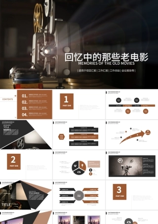 老电影怀旧同学会PPT视频片头.pptx