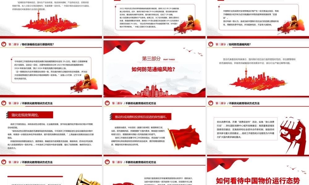 两会中国经济问答之二PPT大气简洁如何看待中国物价运行态势课件.pptx