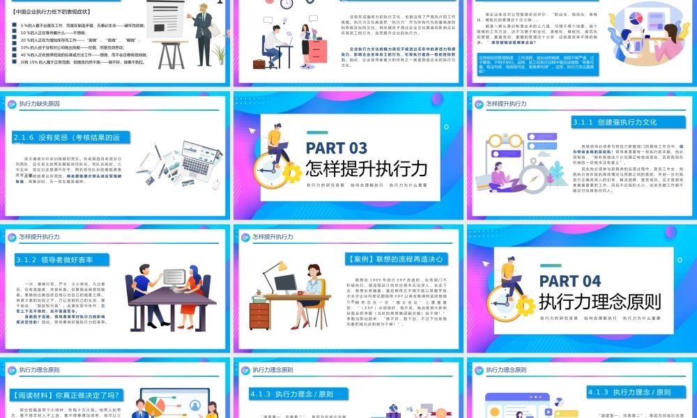 内容型职场团队执行力培训动态PPT模板.pptx