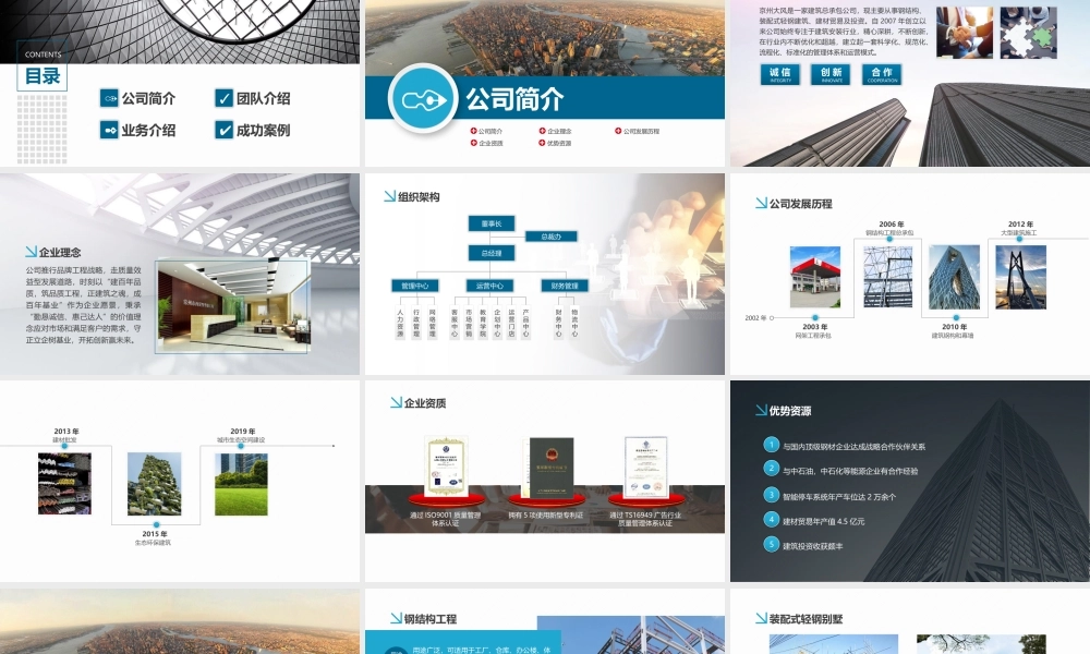 企业公司简介产品简介设计提案解决方案PPT.pptx
