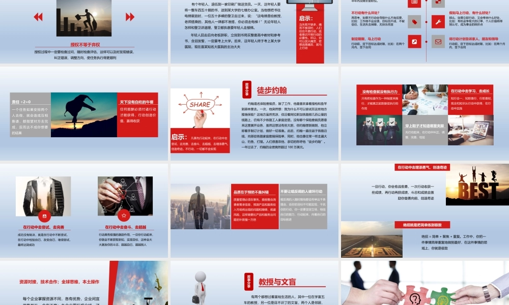 企业培训团队管理员工激励之行动管理PPT.pptx