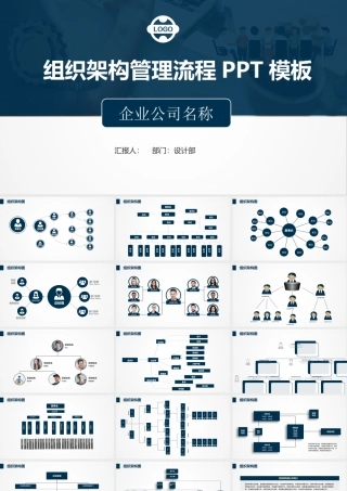 企业组织管理流程图.pptx