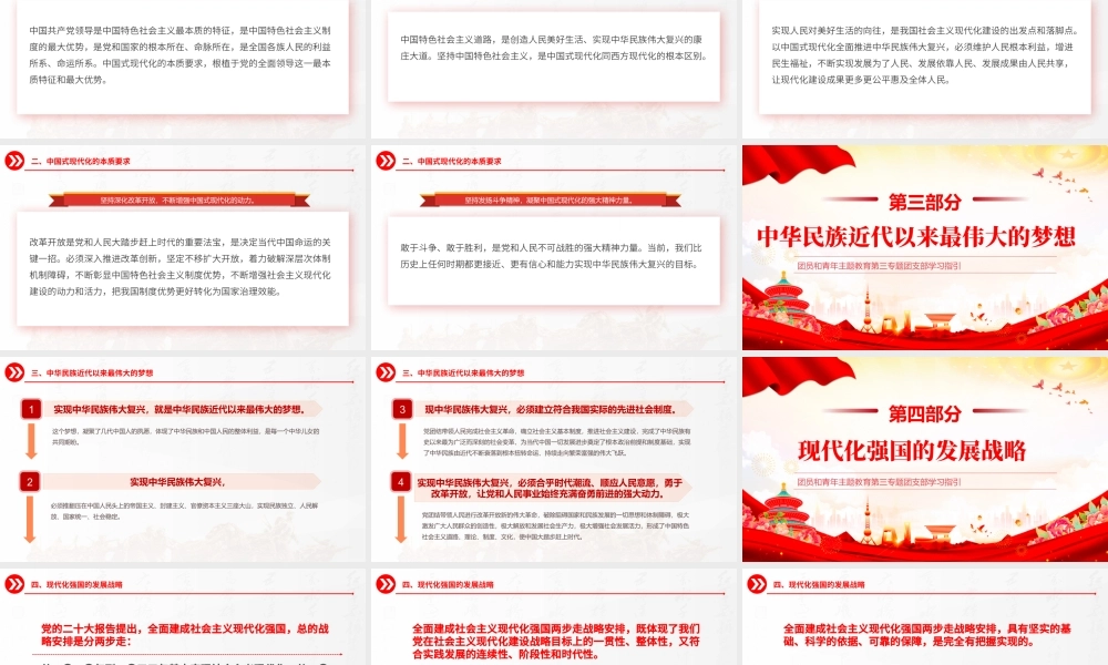 强国复兴PPT大气精美团员和青年主题教育第三专题团支部学习指引团课课件.pptx