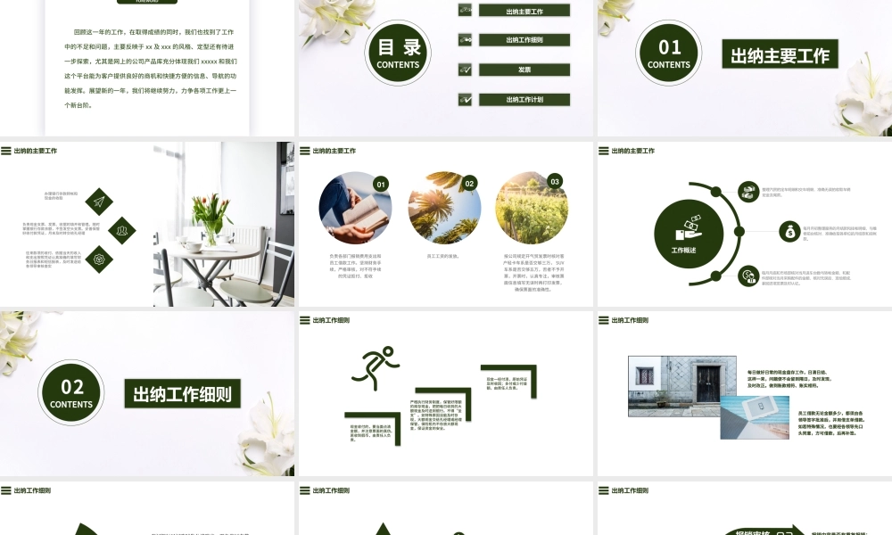 清新财务部出纳工作总结及计划.pptx