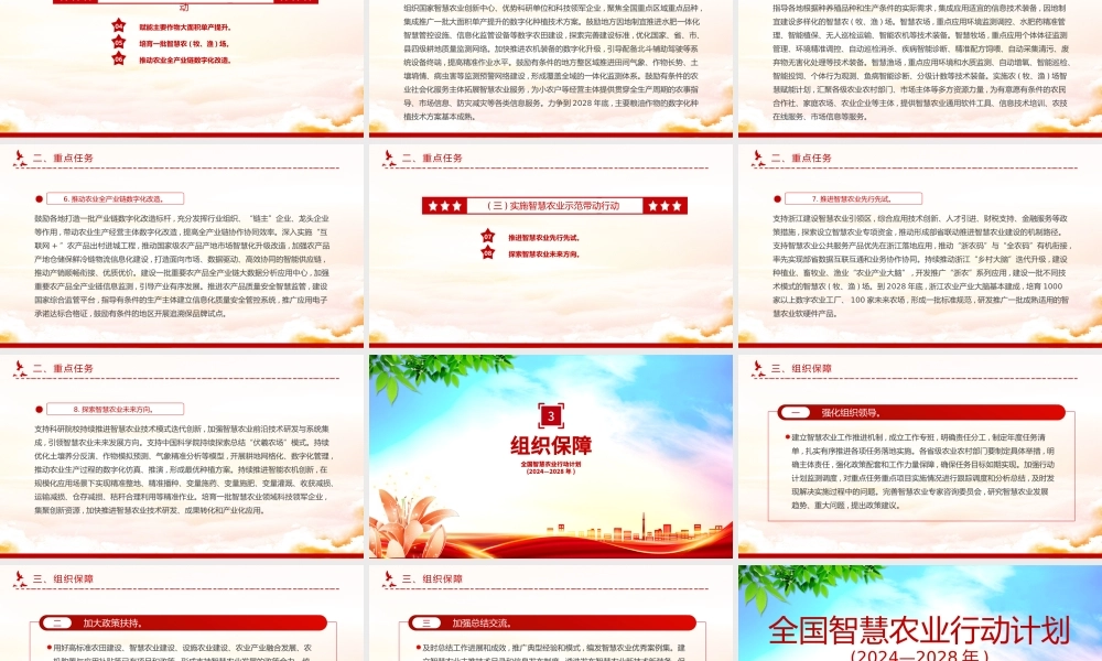 全国智慧农业行动计划(2024—2028年)PPT绿色精美三农课件.pptx