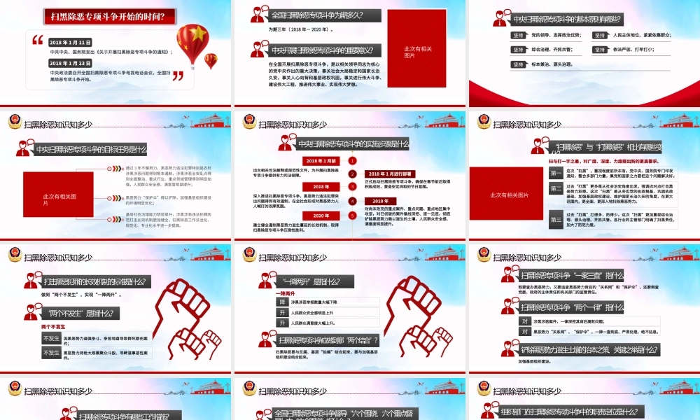 扫黑除恶应知应会知识打击犯罪专项斗争PPT.pptx