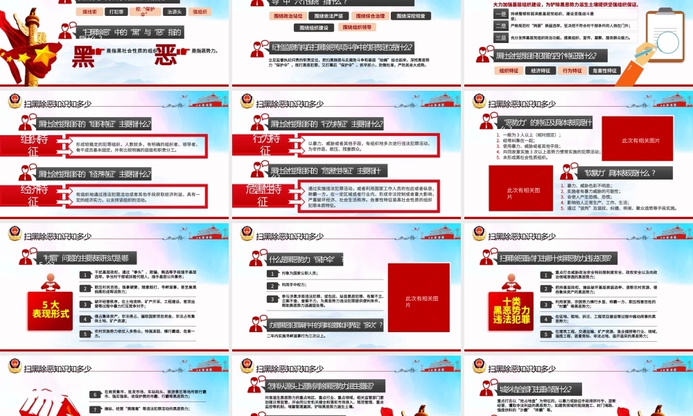 扫黑除恶应知应会知识打击犯罪专项斗争PPT.pptx