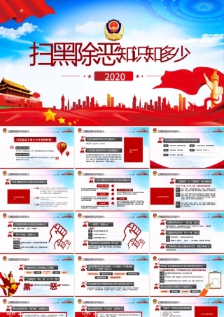 扫黑除恶应知应会知识打击犯罪专项斗争PPT.pptx