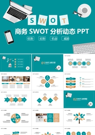 商务SWOT分析动态PPT.pptx