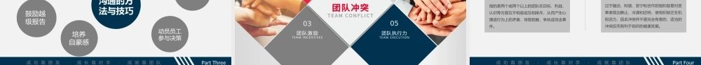 深蓝简约大气商务风企业团队组建团队管理培训ppt模板.pptx