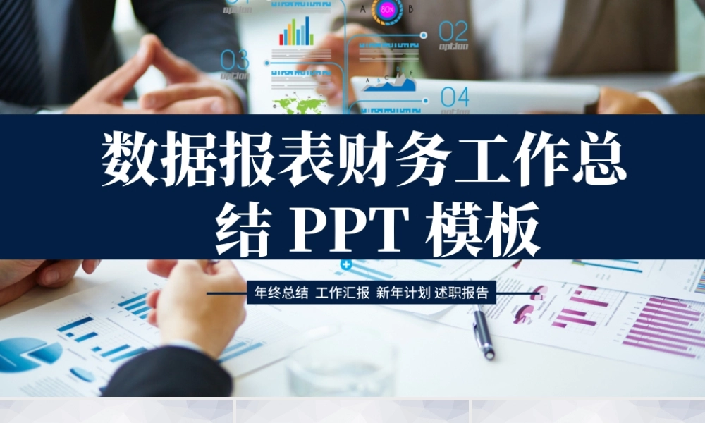 数据报表财务工作总结PPT模板.pptx