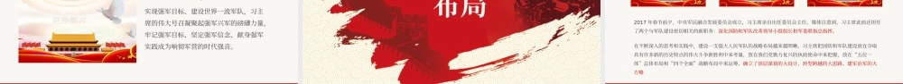 推进强军兴军纪实八一建军节PPT模板.pptx