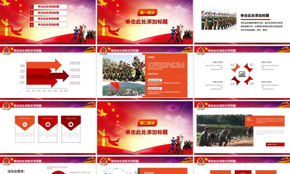 武警军队武装警察部队工作总结汇报PPT.pptx