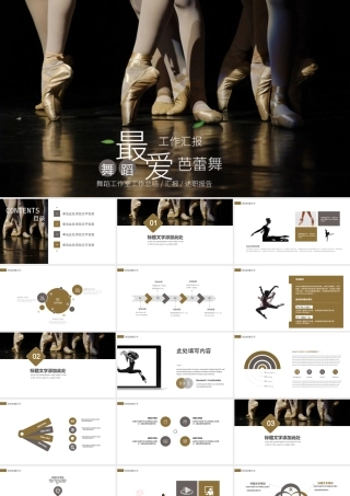 舞蹈培训学校中心工作总结汇报ppt.pptx