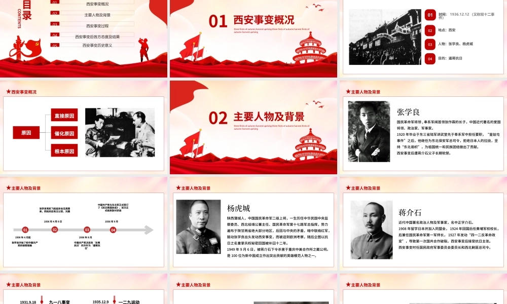 西安事变PPT水墨中国风抗日救国挽救中华民族双十二事变以史为鉴砥砺前行历史课件.pptx