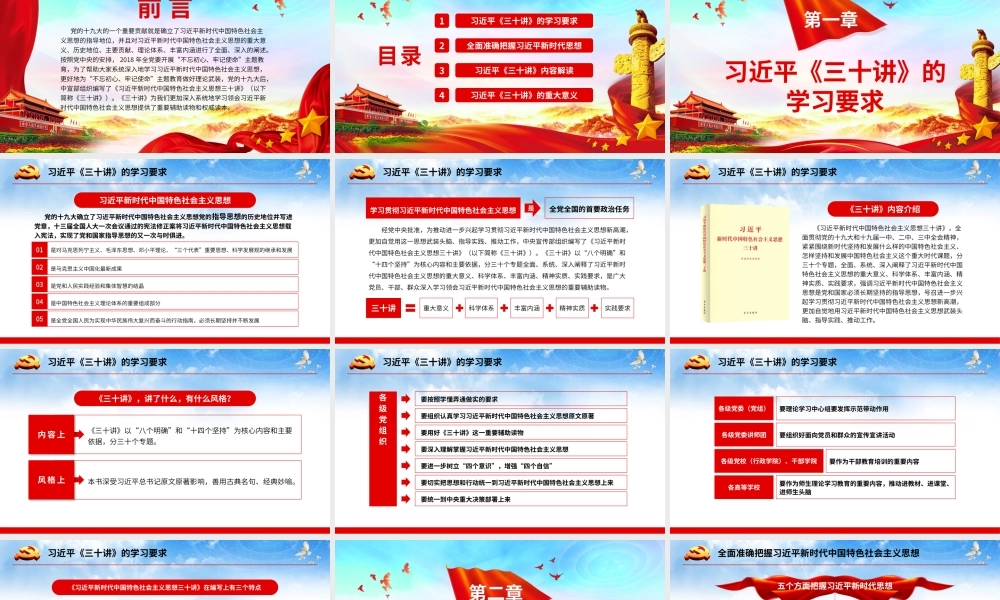 习近平新时代三十讲  无动画.pptx