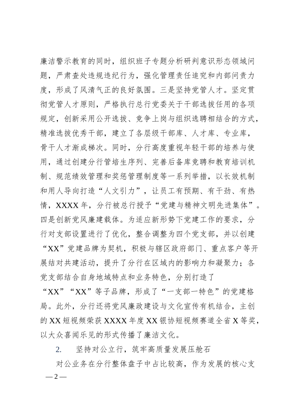 分行工作小结及亮点.docx_第2页