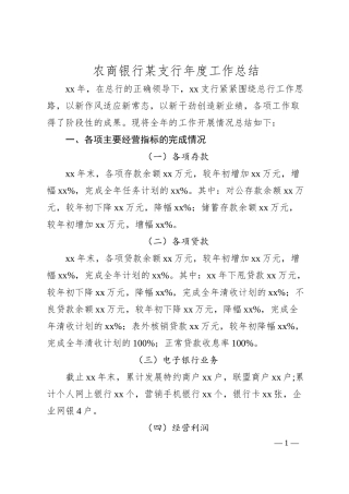 银行年度工作总结2400字.docx