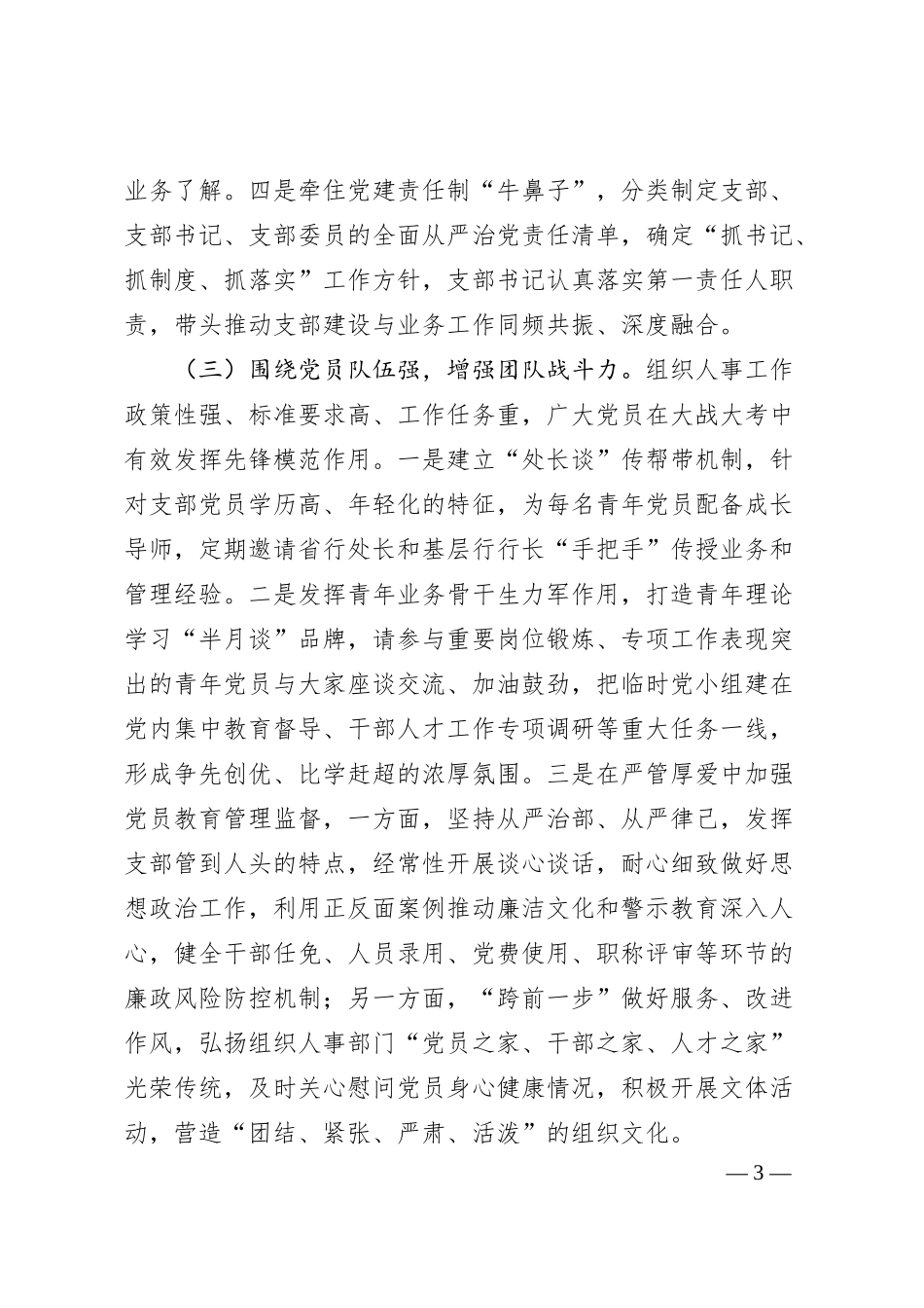 银行支行党支部品牌建设情况总结.docx_第3页