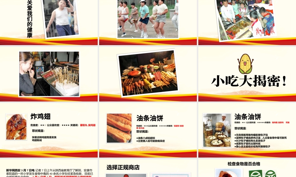 校园小学生食品安全健康动态PPT模板宣传.pptx