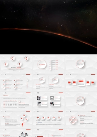 星球视频微立体2016工作总结ppt模板.pptx