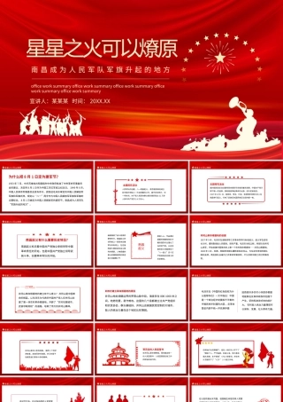 星星之火可以燎原南昌成为人民军队军旗升起的地方动态PPT.pptx